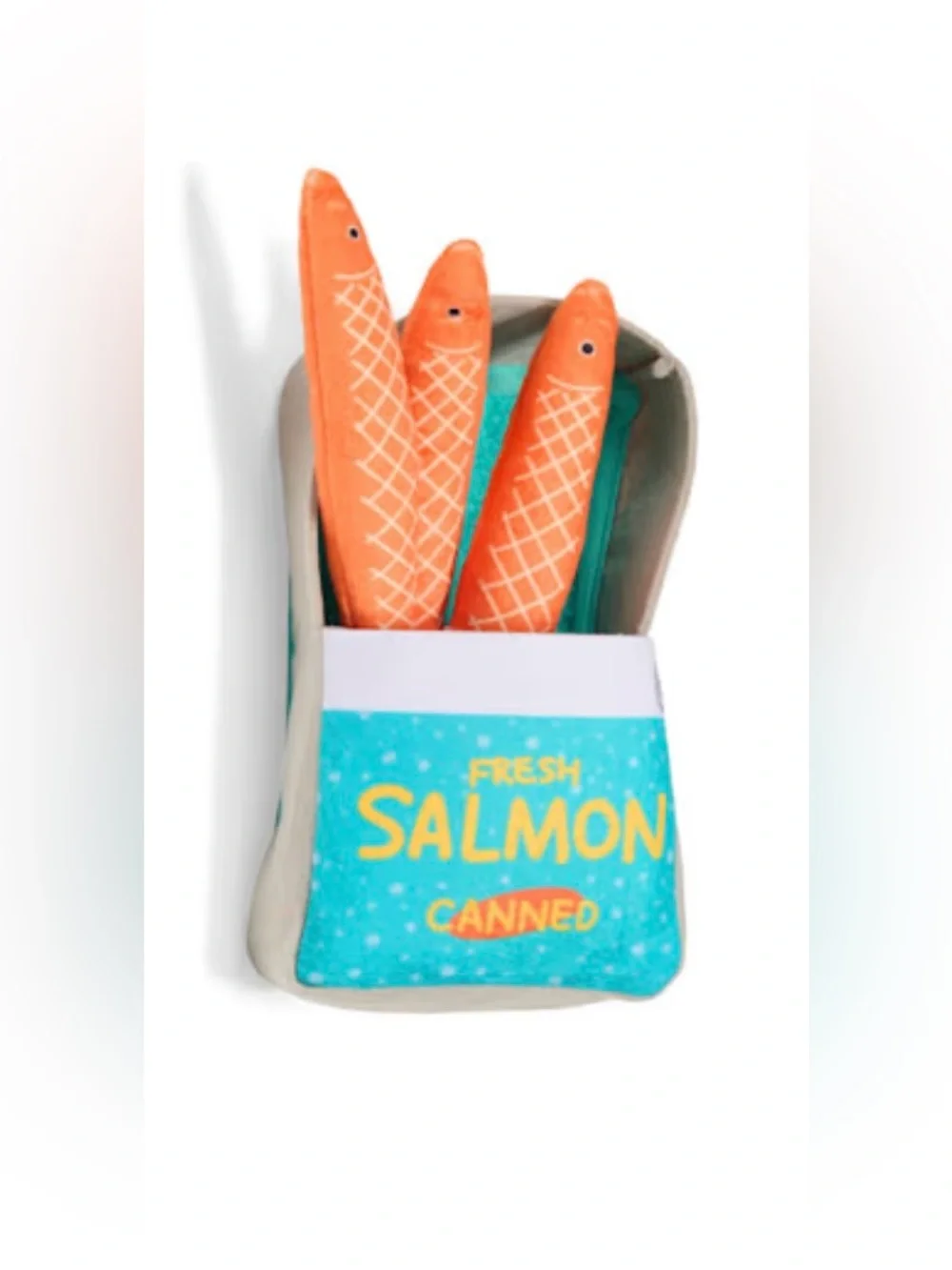 NWOT PETCO SALMON PLUSH CAT TOY
